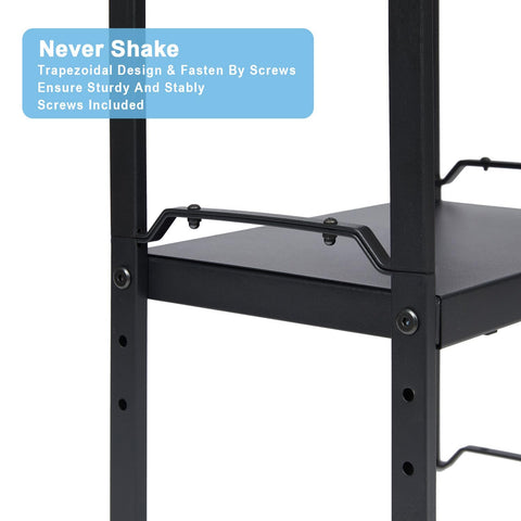X-cosrack pantry-stand riser boosts cabinet visibility and access.