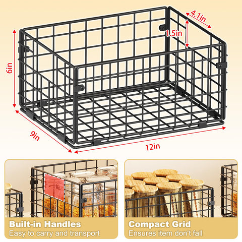 X-cosrack patent-design screw-lock basket stability for secure shelving