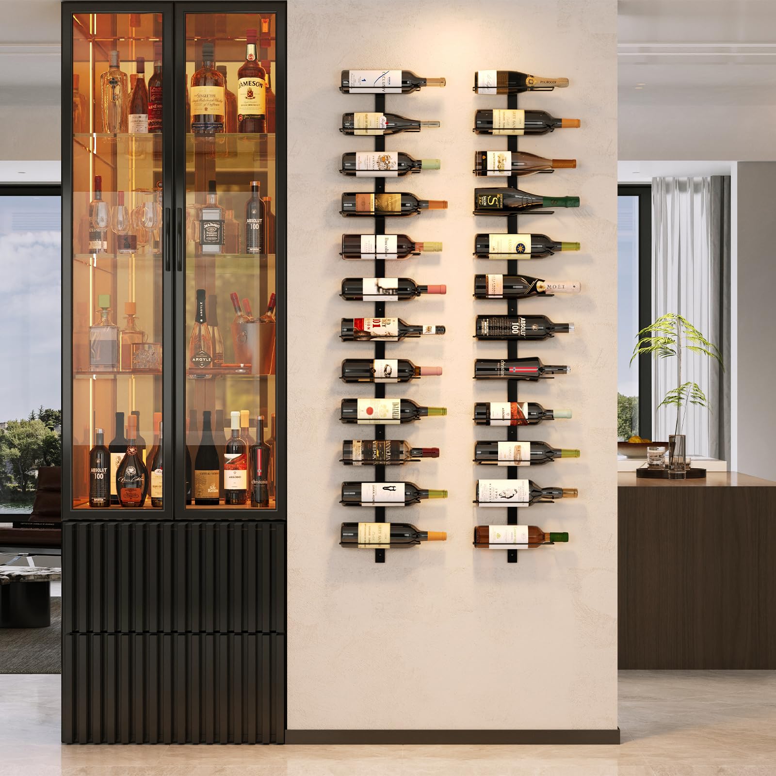 X-cosrack space-saving wall design makes the most of your space
