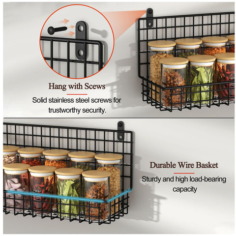 X-cosrack compact footprint maximizes pantry space while keeping items accessible.