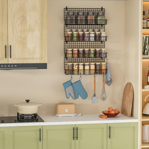 X-cosrack easy-access design keeps frequently used spices within reach.