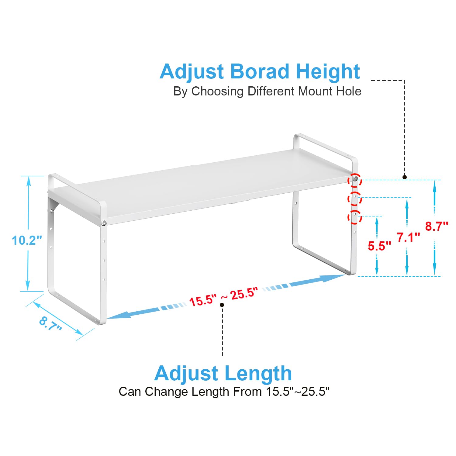 X-cosrack stackable shelf inside a cabinet to maximize vertical space.