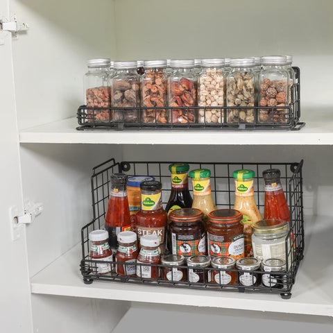 X-cosrack wall-mount installation saves counter space and keeps essentials within reach