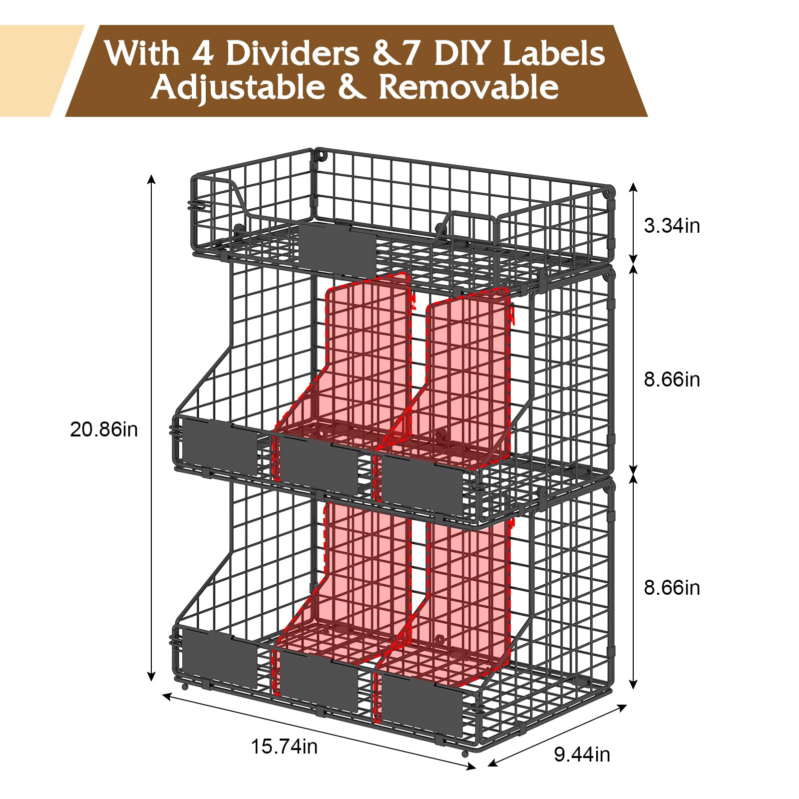 X-cosrack wall-mount kit enables easy wall installation.