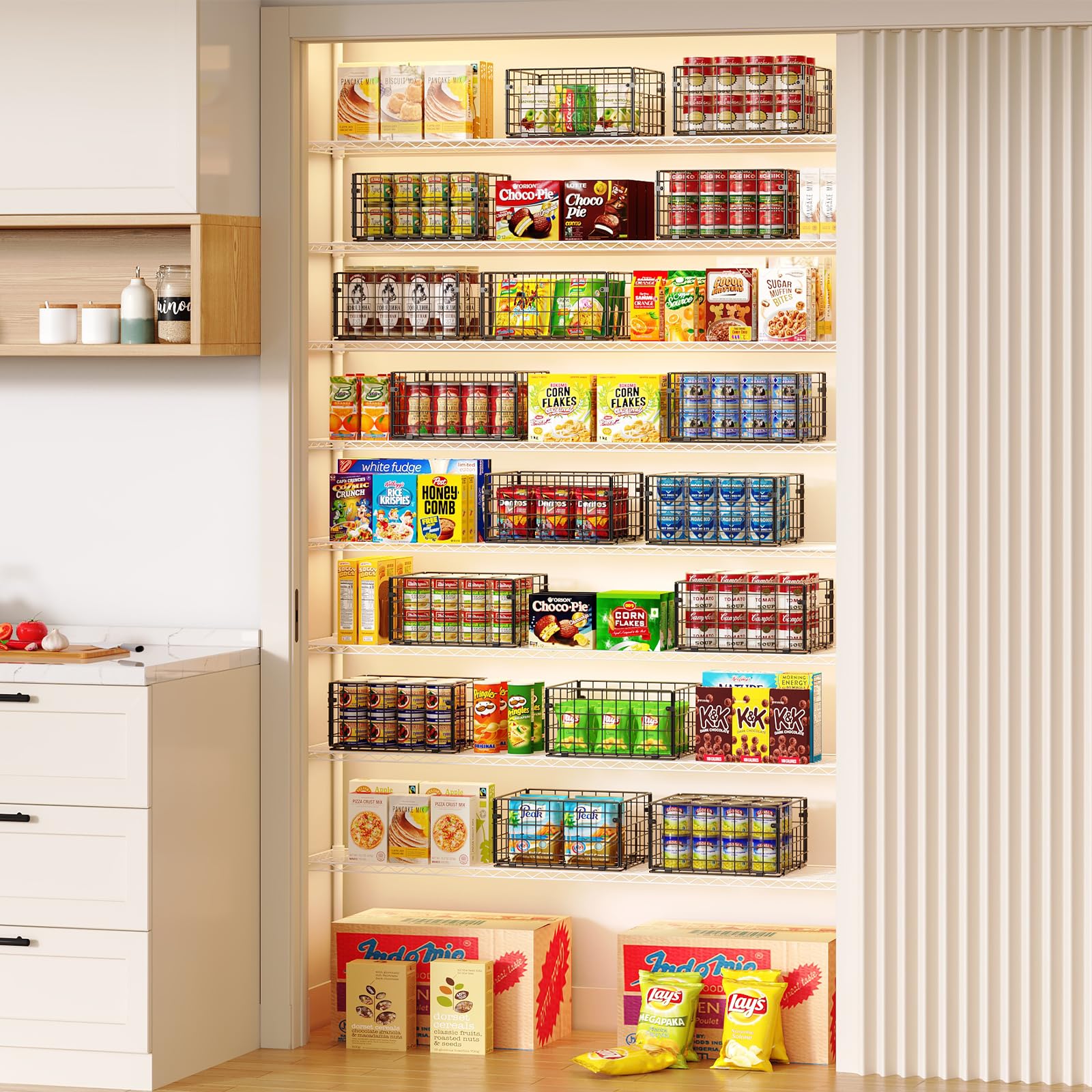 X-cosrack wall-mount option enables space-saving wall organization