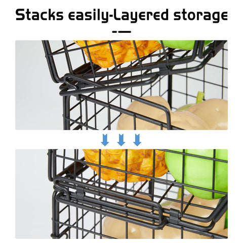 X-cosrack wall mounted basket freeing counter space with sturdy mounting