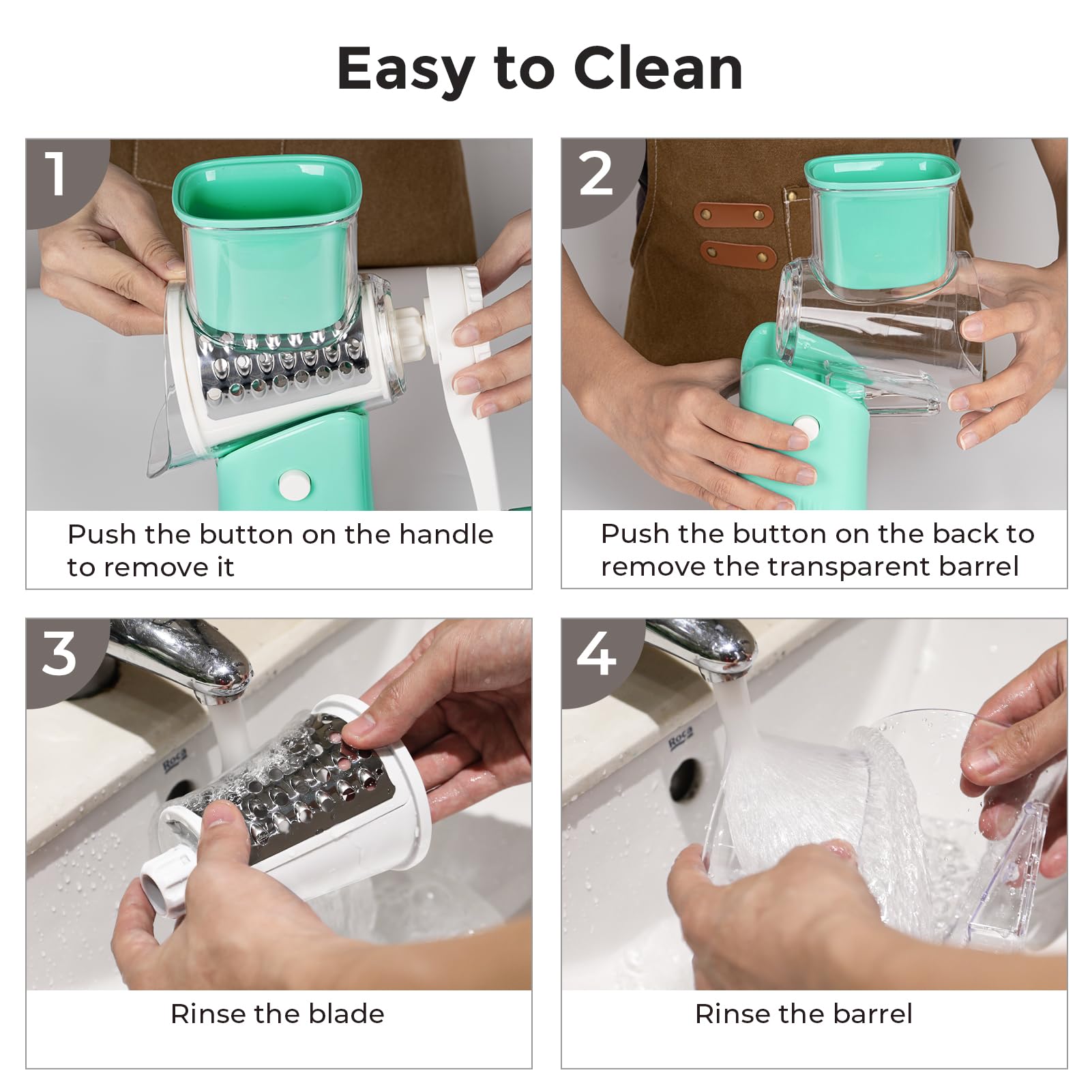 X Home versatile grater handles cheese, vegetables, nuts with ease.