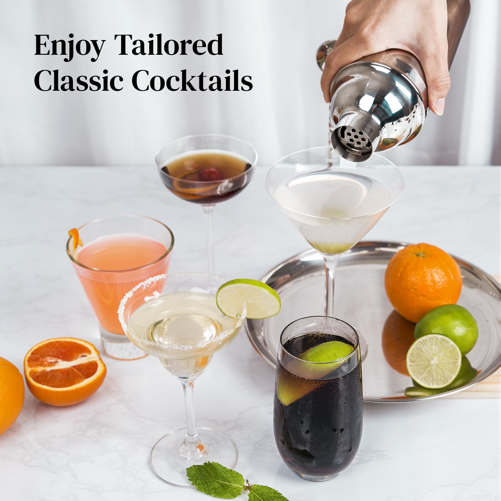 X Home Stand storage organizer for a tidy home bar
