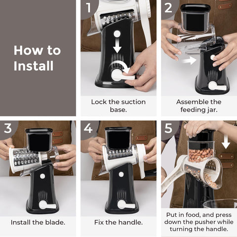 X Home detachable blades are dishwasher-safe for easy cleanup