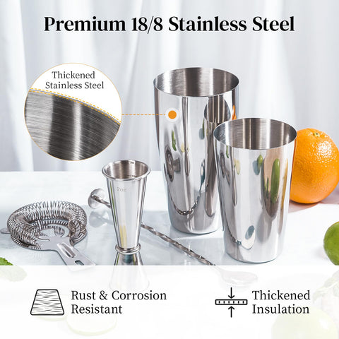 X Home double measuring jigger for accurate ingredient pouring every time.