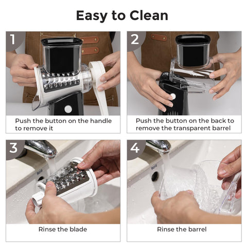 X Home 5-in-1 grater ready for vegetables, nuts, chocolate