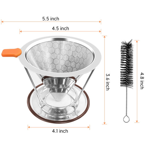 X-VESOLJE stainless-steel filter with 800-mesh for richer extraction.