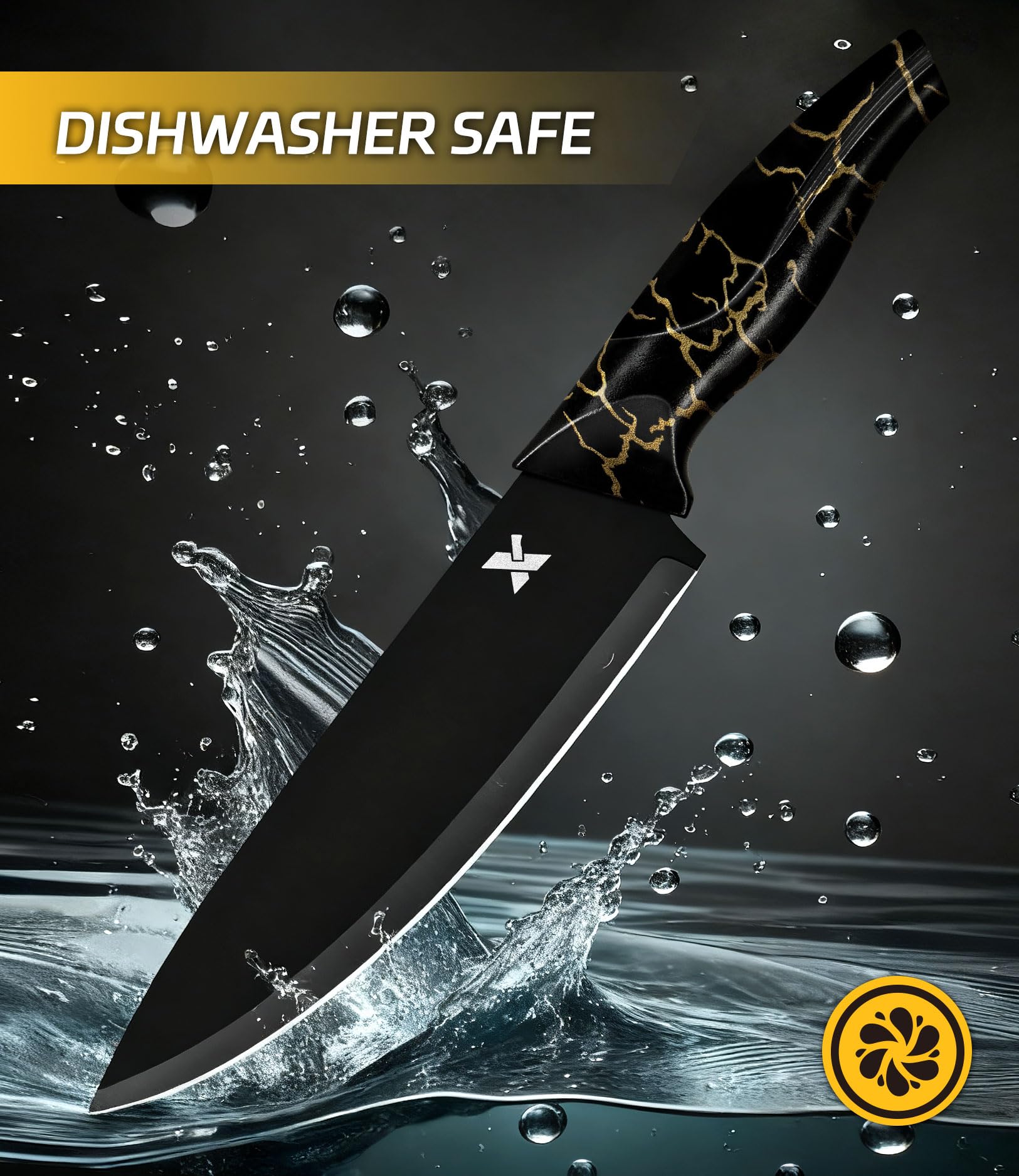 XANAPON utility knife 5-inch multi-use blade for vegetables and fruits.
