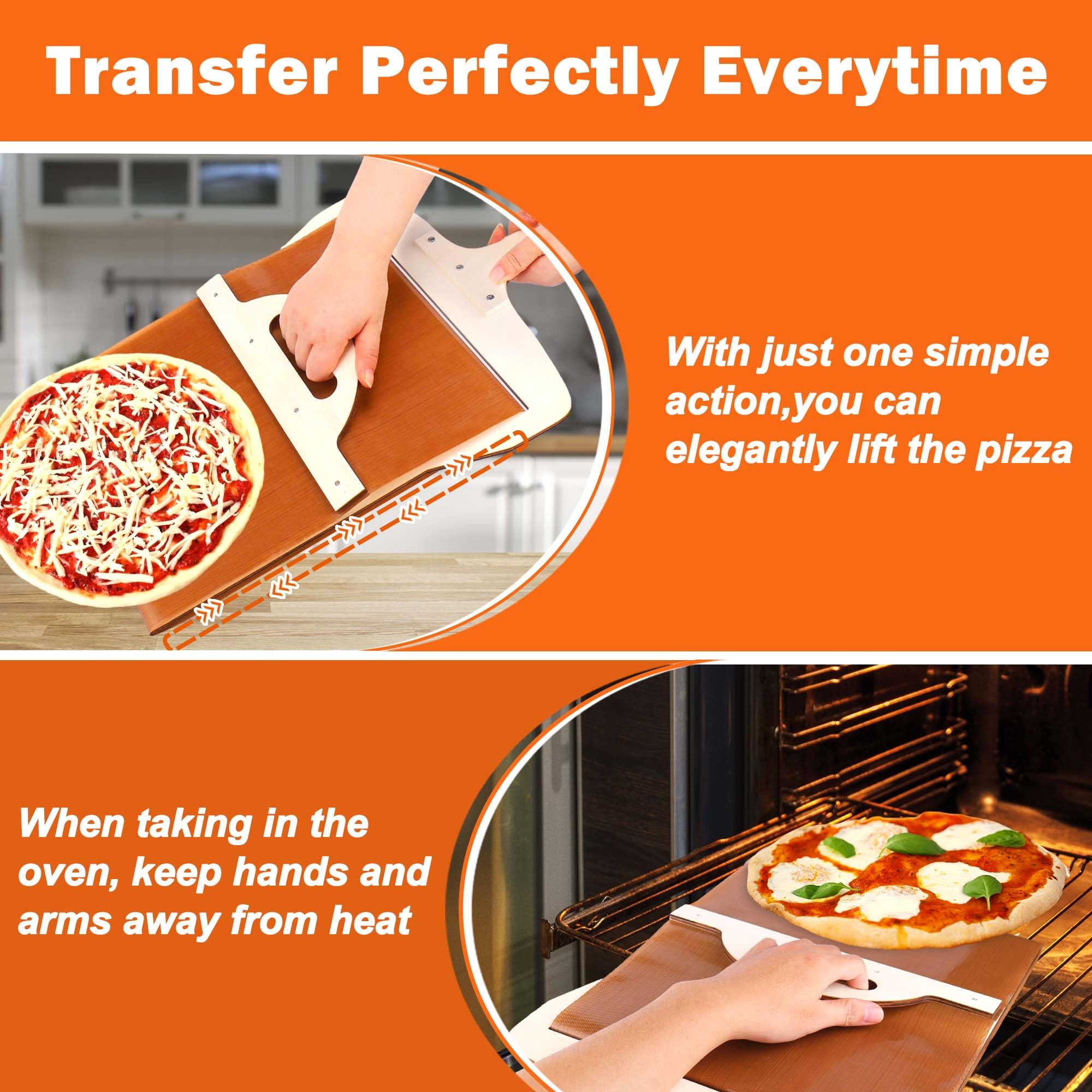 XANGNIER Easy-install pizza tool with included screws.