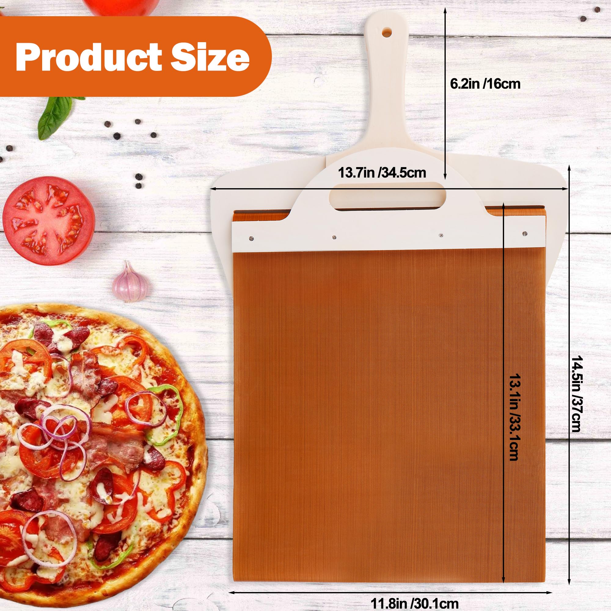 XANGNIER Sliding paddle doubles as bread and pastry helper.