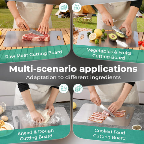 Xanthic Katuchef titanium board easy to clean and quick defrost feature