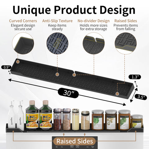Xaogogo over-stove organizer securely attaches without tools, ideal for busy kitchens.