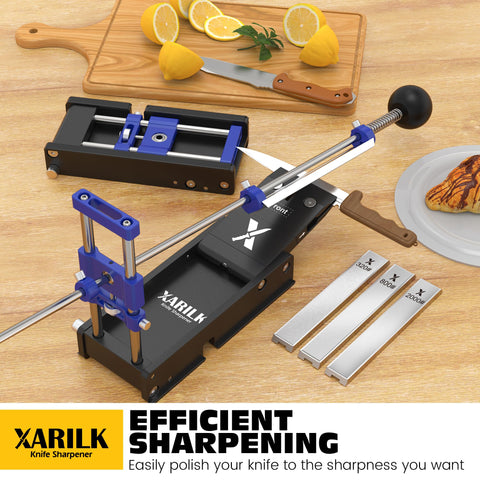 XARILK adjustable-angle diamond plates ensure precise sharpening