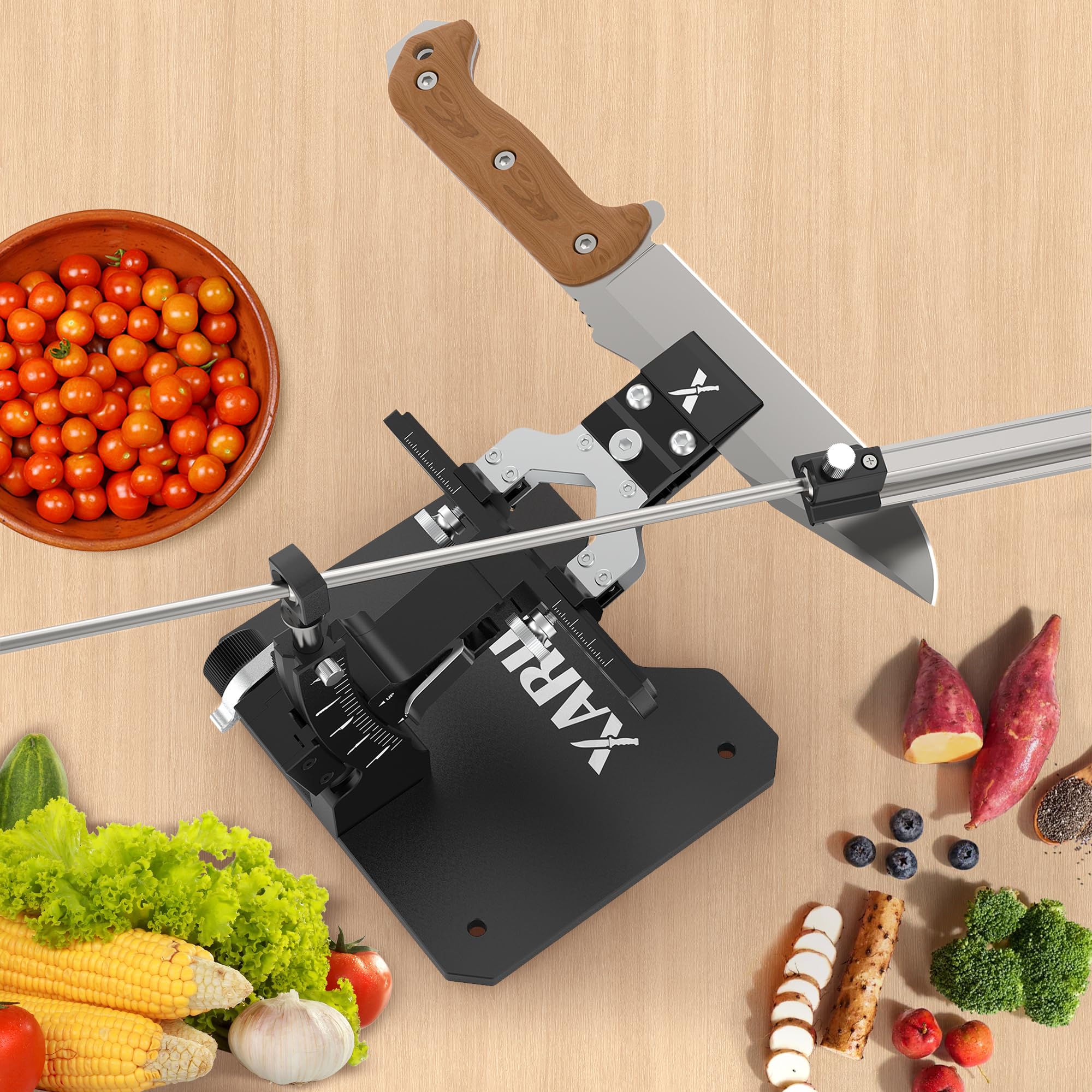 XARILK Center Y Clamp Gen3 stable Y clamp minimizes blade movement during sharpening