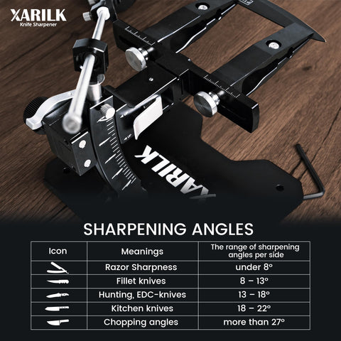 XARILK GEN3 outdoor use setup for field knife sharpening
