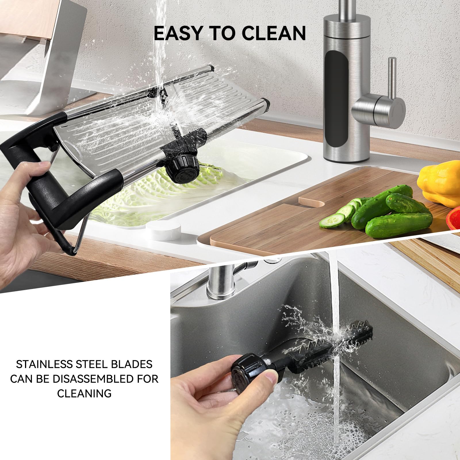 XAYCDEHN Mandoline Slicer speeds up prep for meals.