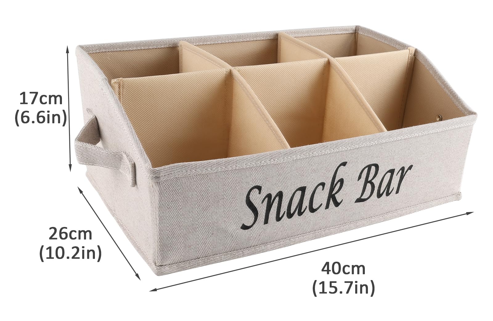 Xbopetda portable snack bin ideal for kitchen counters or tables