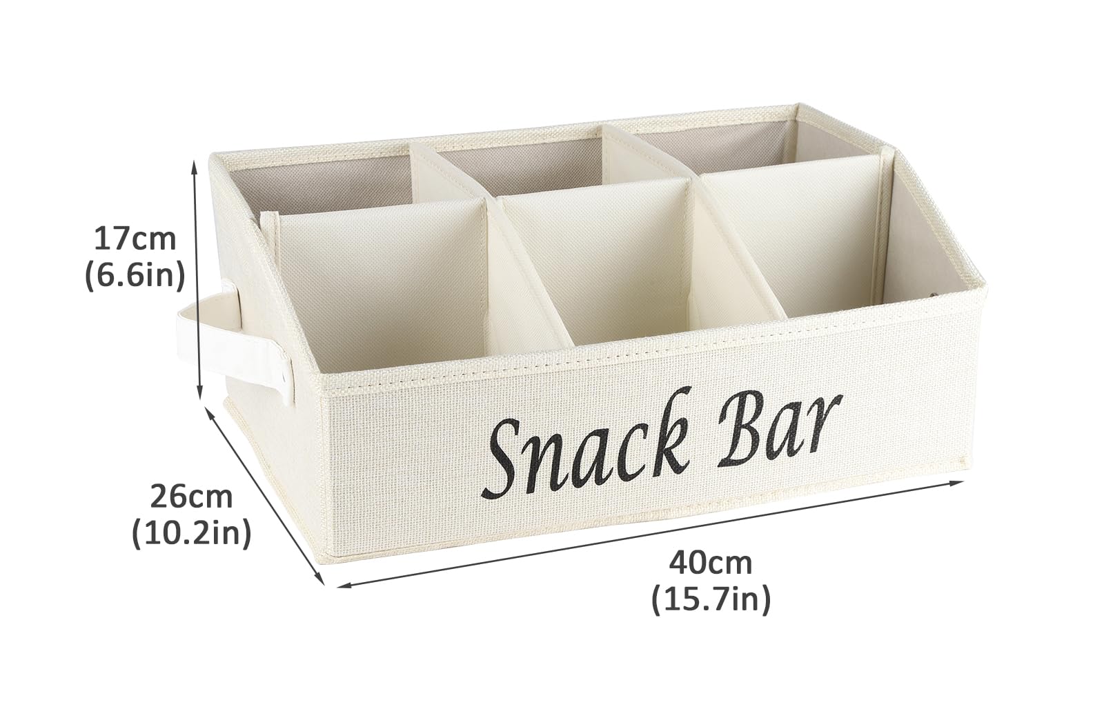 Xbopetda snack bar station organizer on beige counter for easy access