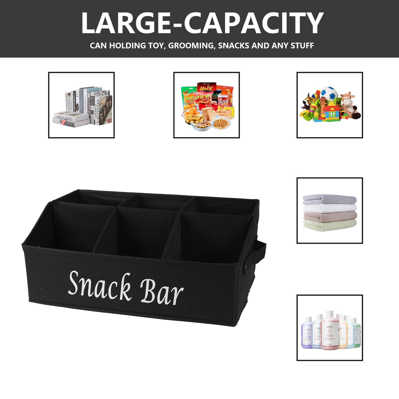 Black Xbopetda unit complements any kitchen decor and pantry.