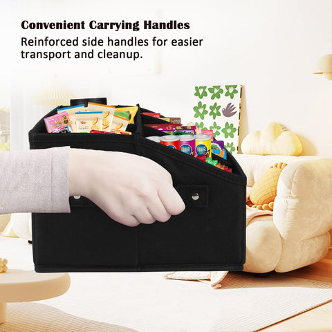 Open-top trapezoid design shows inventory at a glance.