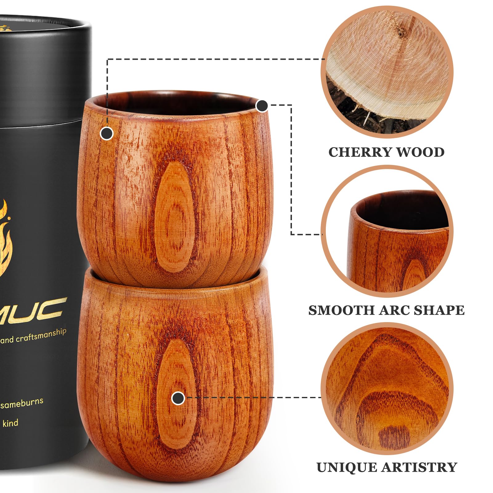 XBPMUC charred glass gift-ready packaging ideal for whiskey lovers.