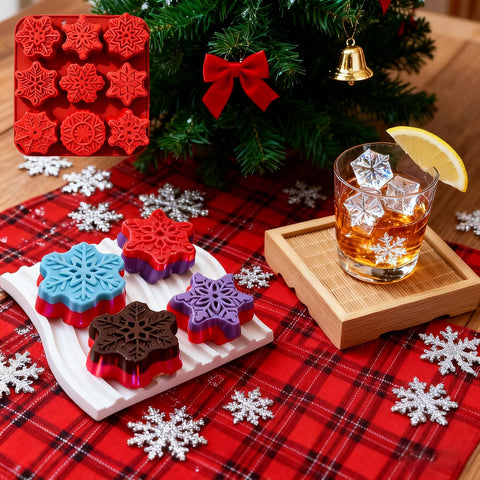 XBYzuzi versatile molds for chocolate, jelly, soap, and crafts for holiday decorating