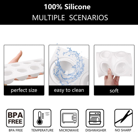 Xcake Lcook Silicone Sphere Mold delivers versatile baking, steaming, and cold-set desserts with simple cleanup.