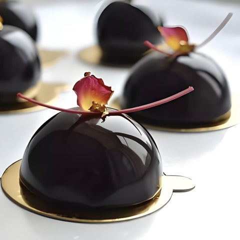 Xcake Lcook Sphere Bake Mold ensures nonstick surfaces for quick release and minimal greasing.