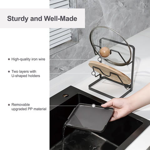 XCCK spoon rest attachment provides a handy utensil place while keeping surfaces clean.