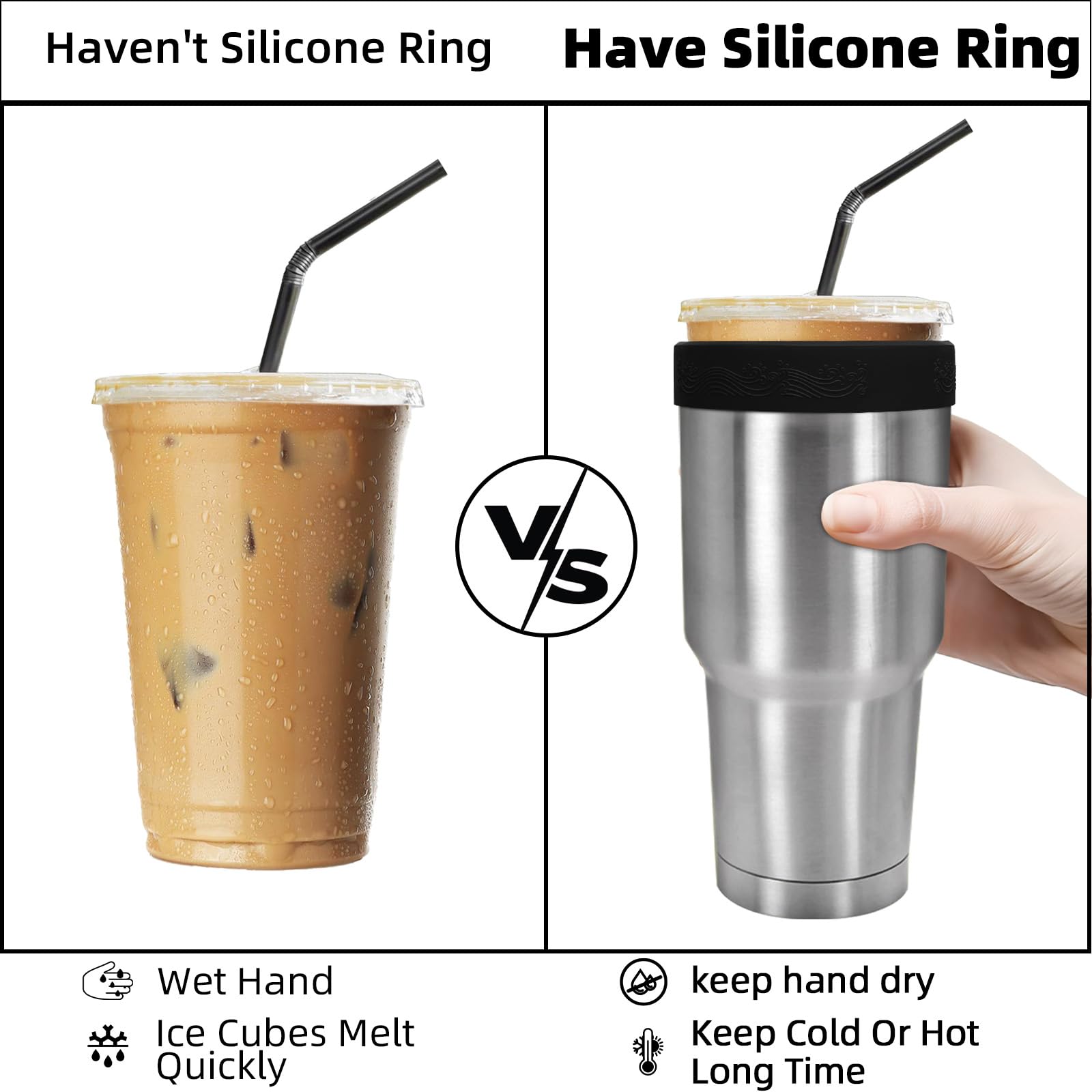 XccMe silicone ring on a YETI tumbler showing versatile upgrade