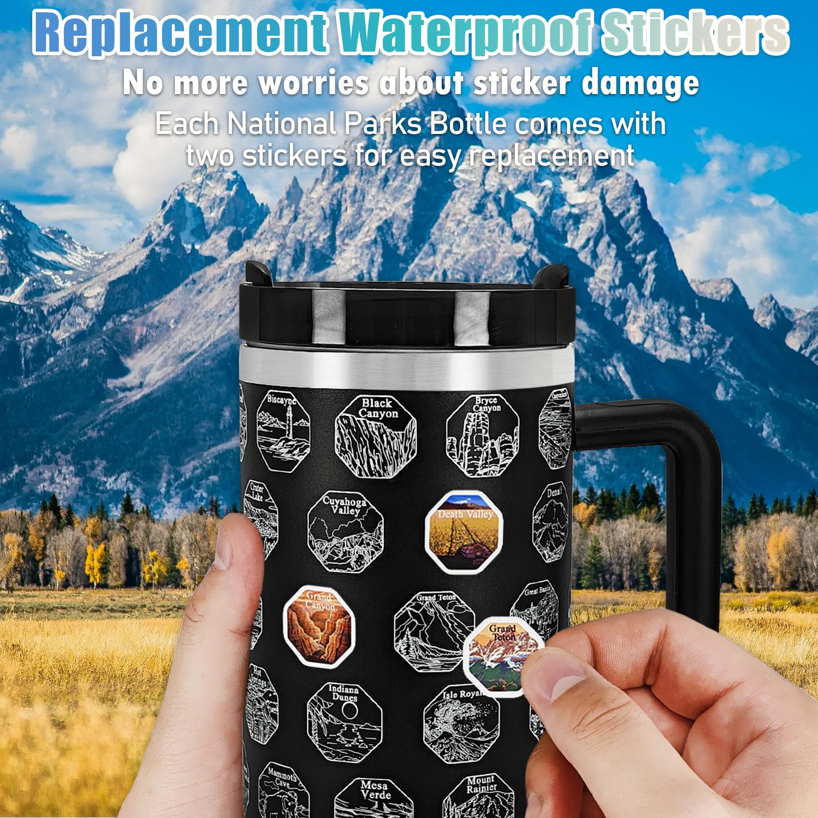 XccMe waterproof stickers pack adds park-inspired decor