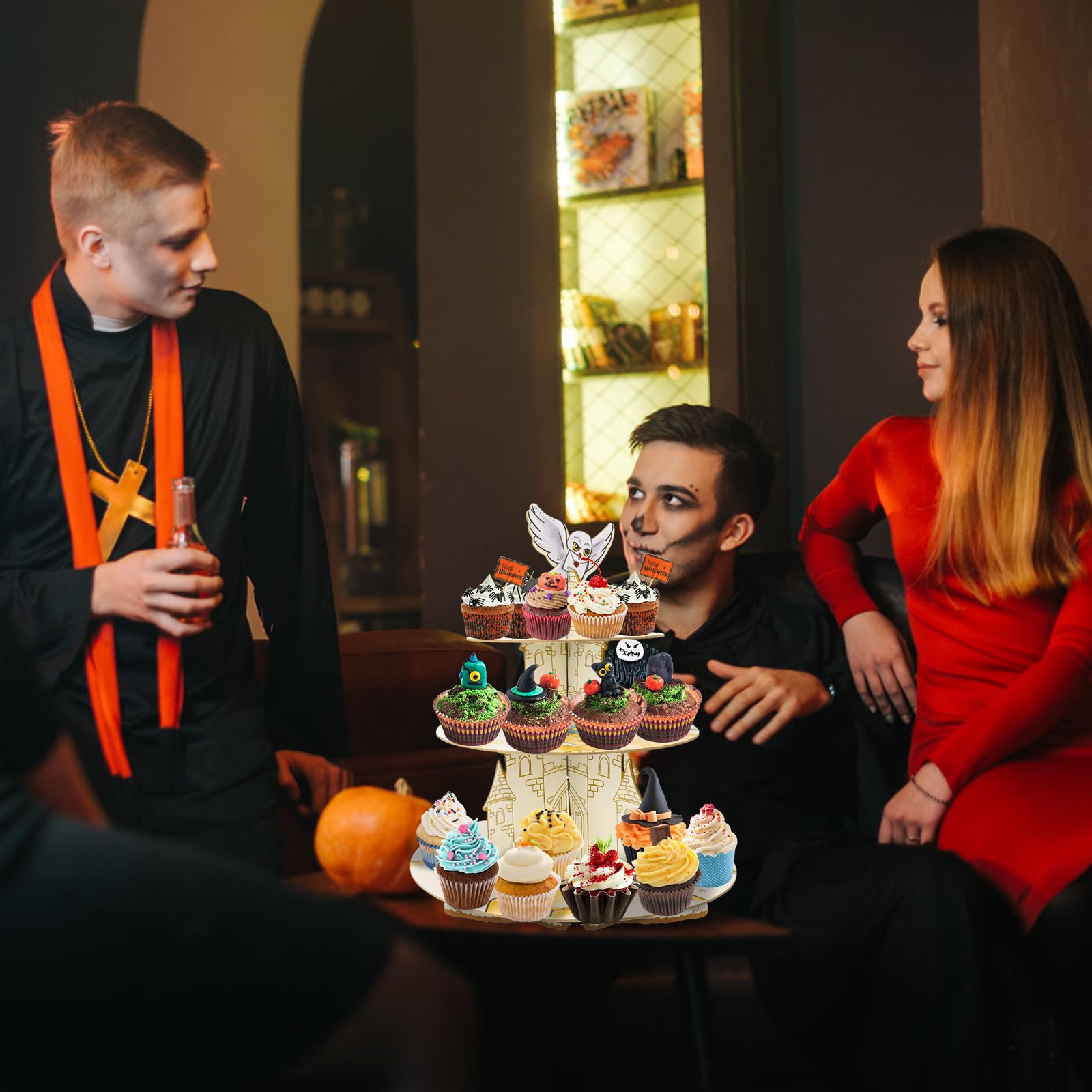 XEFINAL magical wizard party decor elevates dessert table presentation