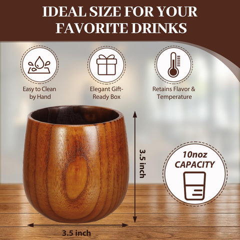 Xekley charred wooden bourbon tumbler side view being held for scale