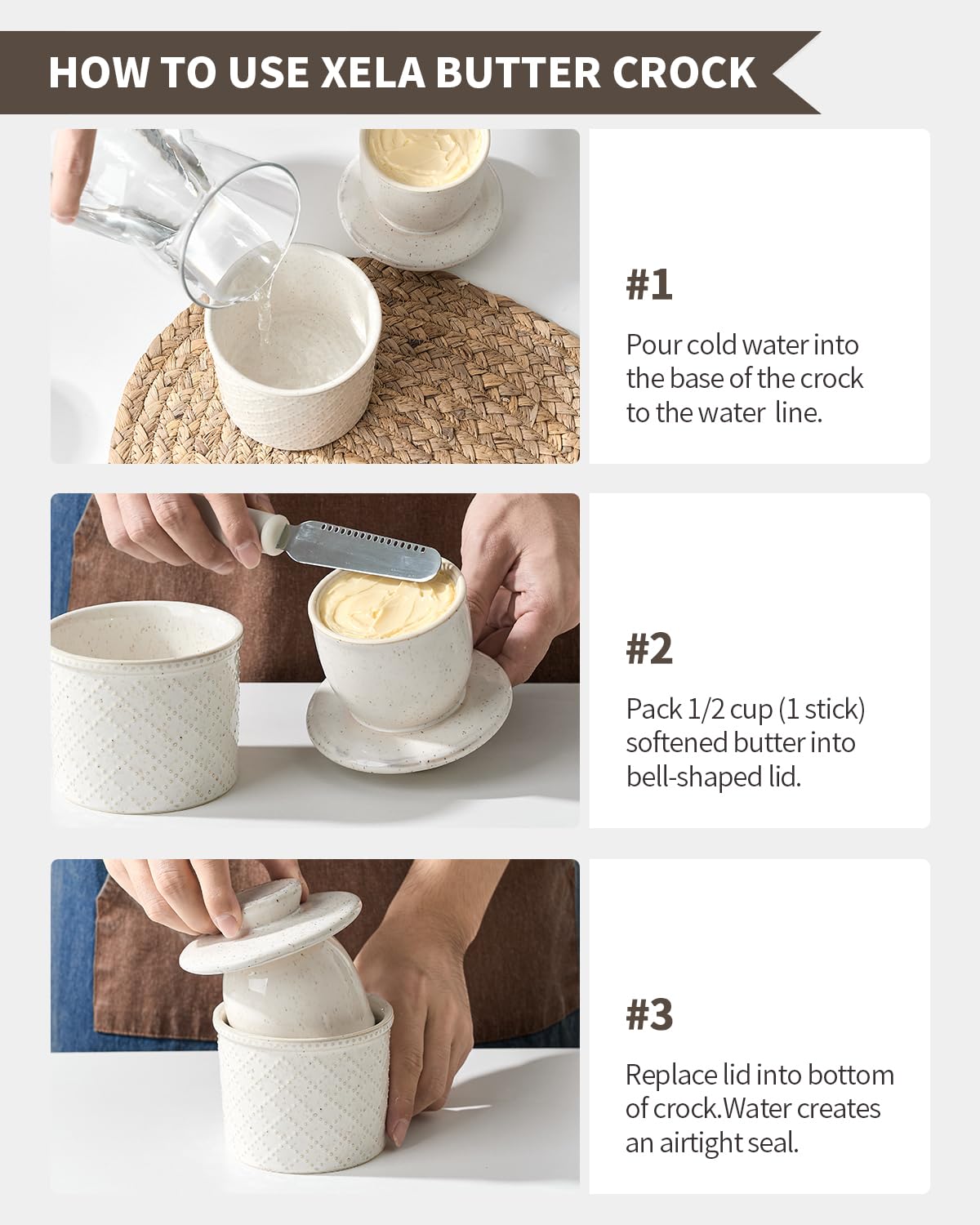 Xela gift-ready butter dish promotes thoughtful kitchen gifting