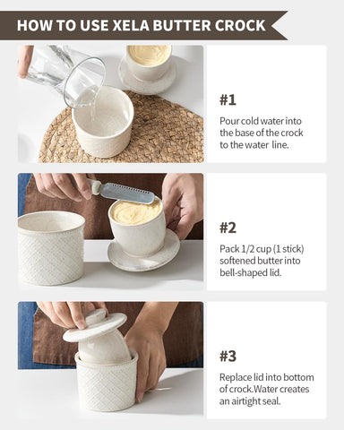 Xela gift-ready butter dish promotes thoughtful kitchen gifting