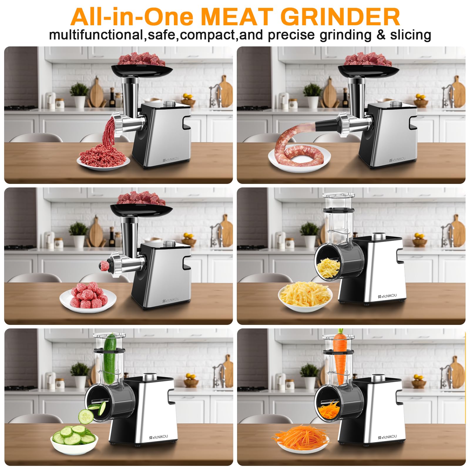 xfcnikou cheese grater with shredding blades ready to top dishes