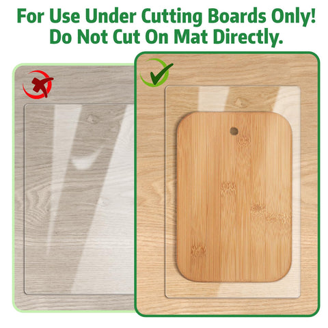 Xfenvs anti slip mat protects countertops from scratches and wear