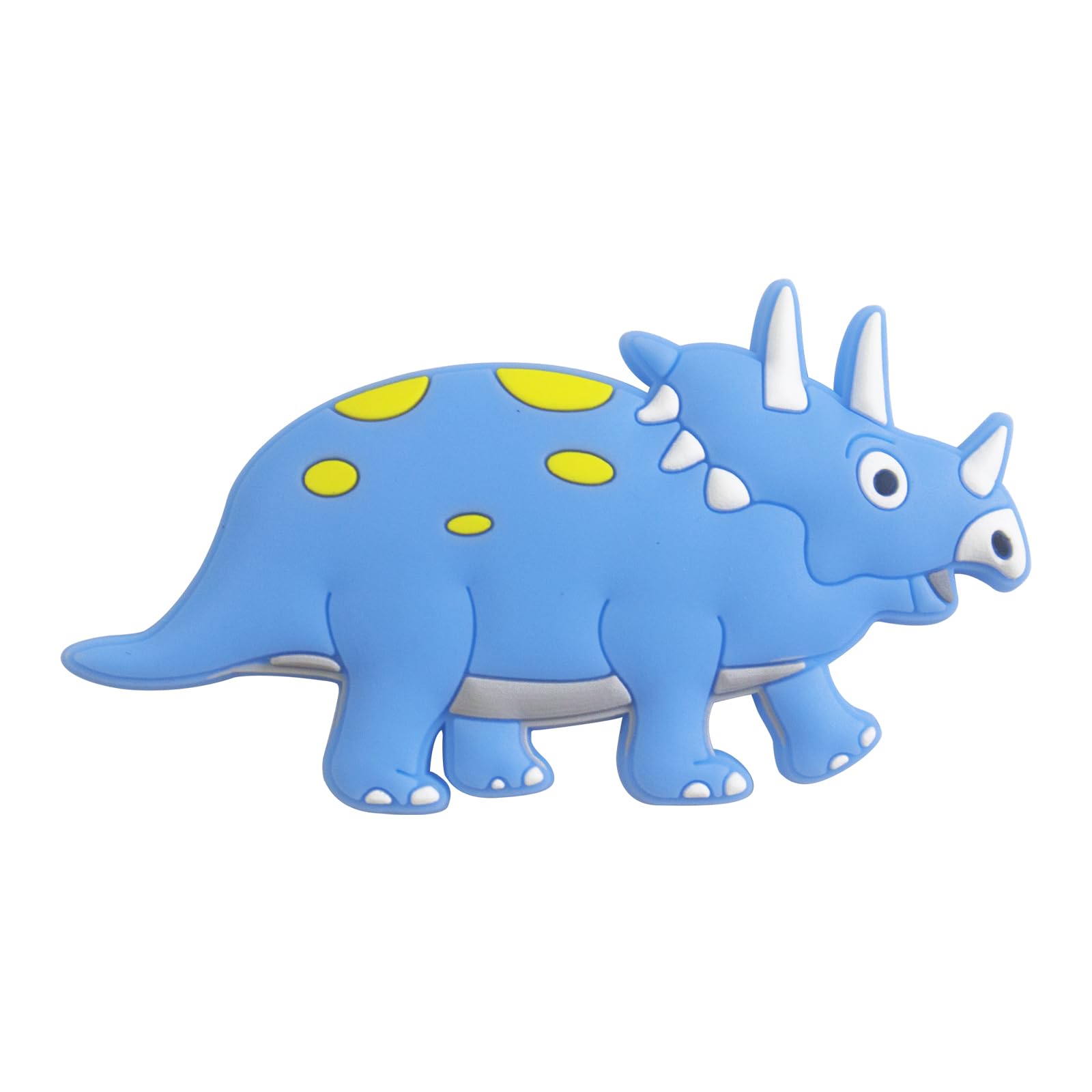 Colorful dinosaur magnets brighten classrooms and kitchens alike.