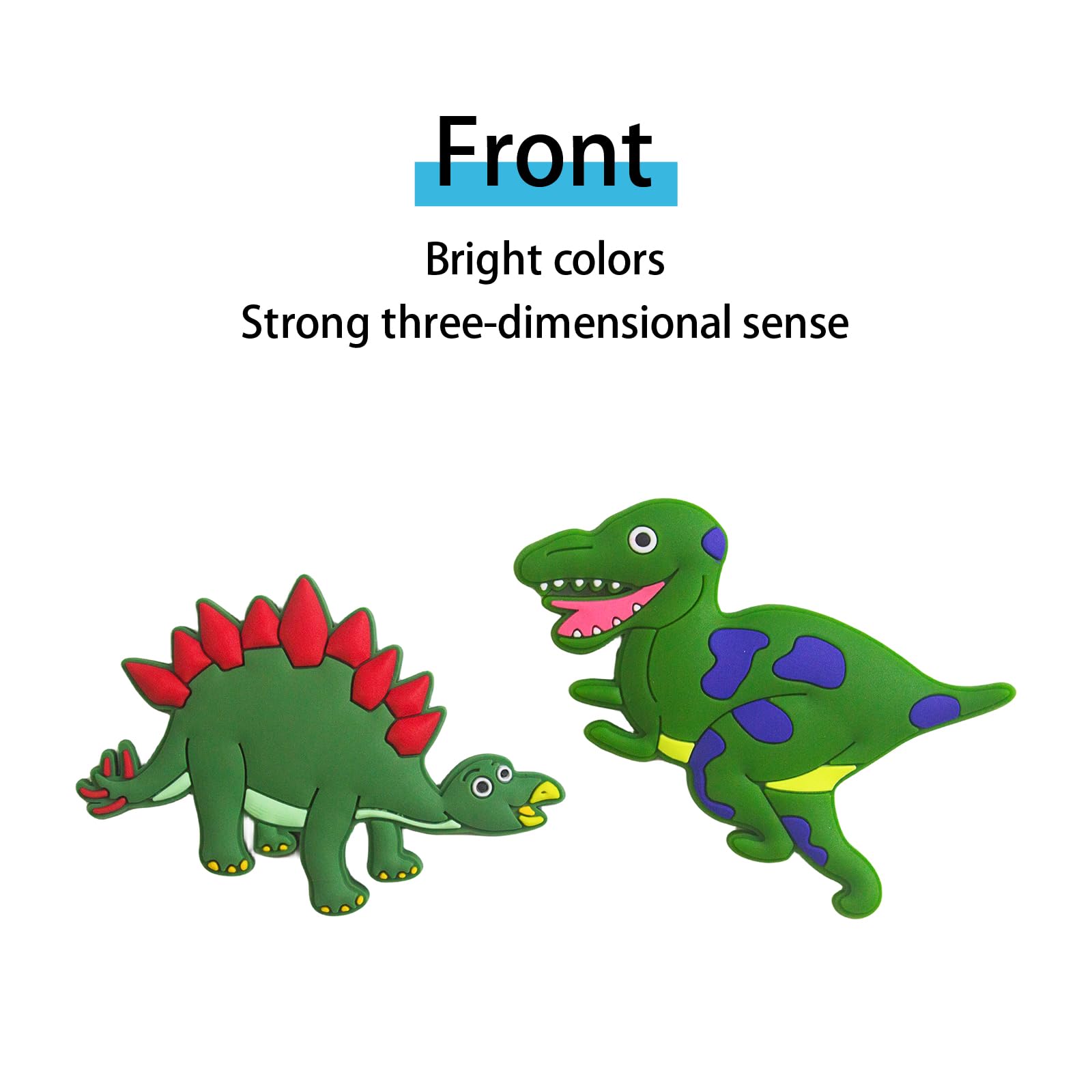 Durable PVC dinosaur magnet set for daily use.