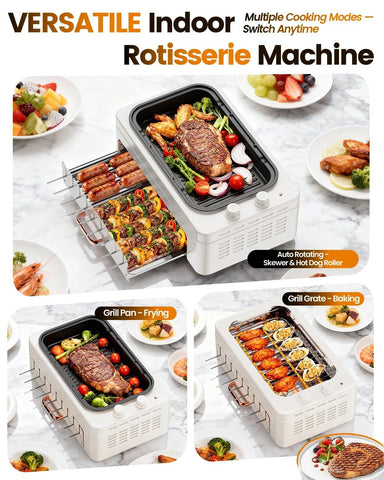 XHJ hot dog roller section for quick, uniform hot dogs