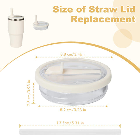 XHJH Stanley Quencher flip straw lid two-pack for spill-proof convenience