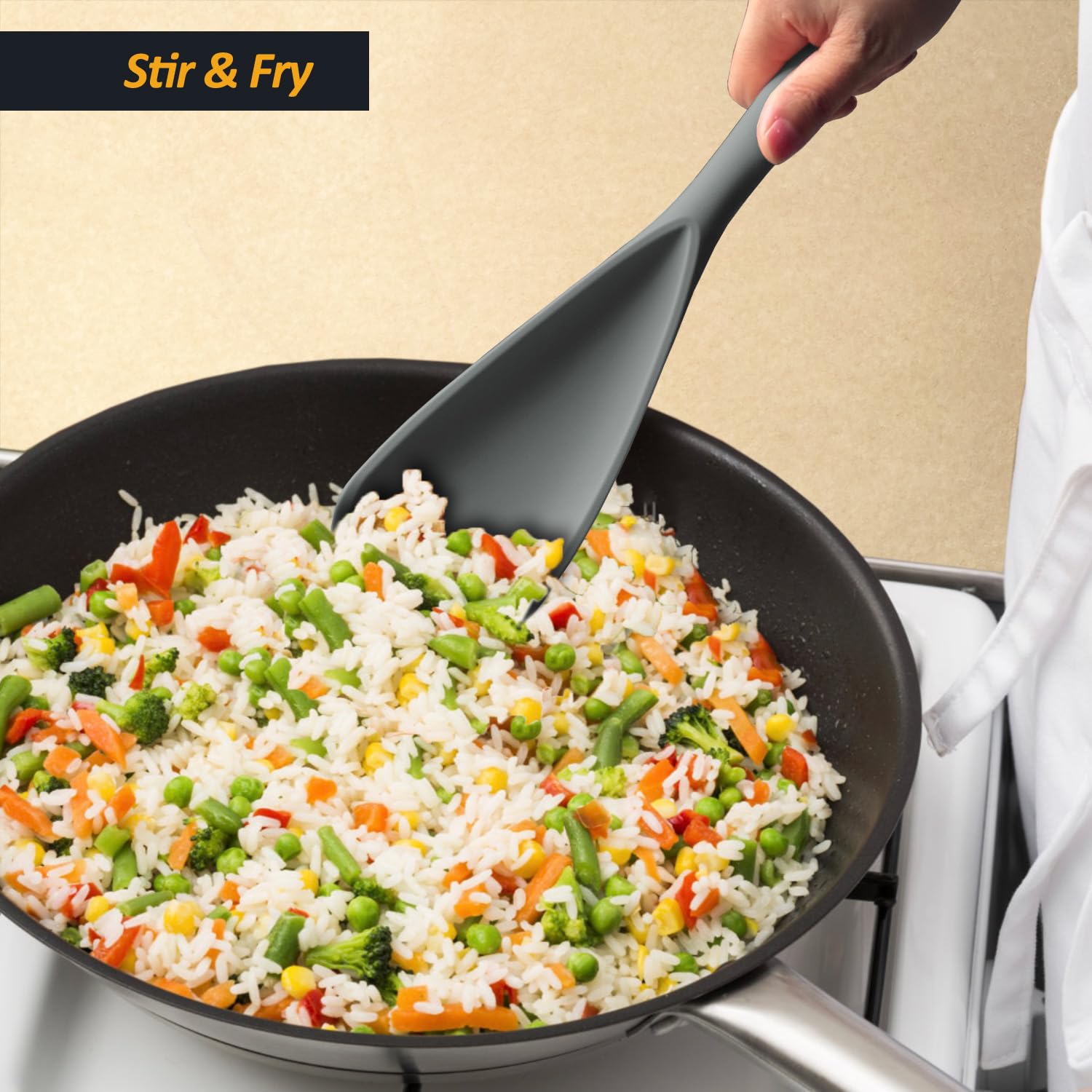 XiaoZu nonstick-safe spatula spoon protects cookware surfaces