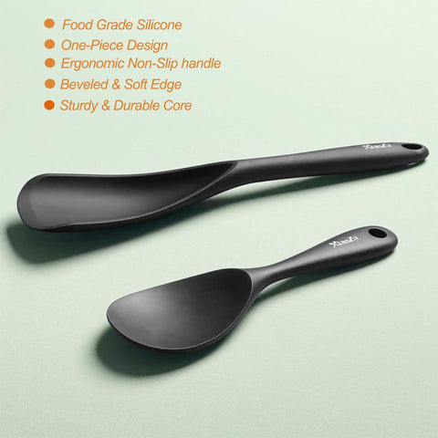 XiaoZu rice scoop with ergonomic handle for precise scooping.