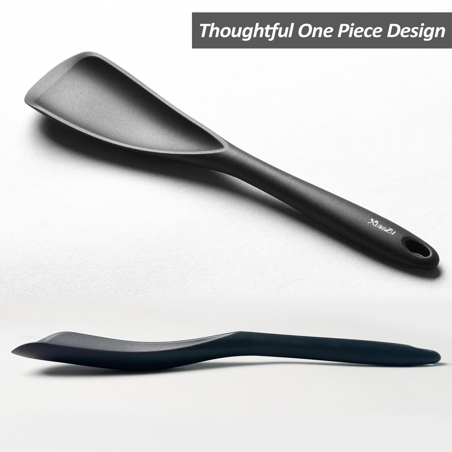 XiaoZu seamless one-piece spatula spoon for easy cleaning and quick use.