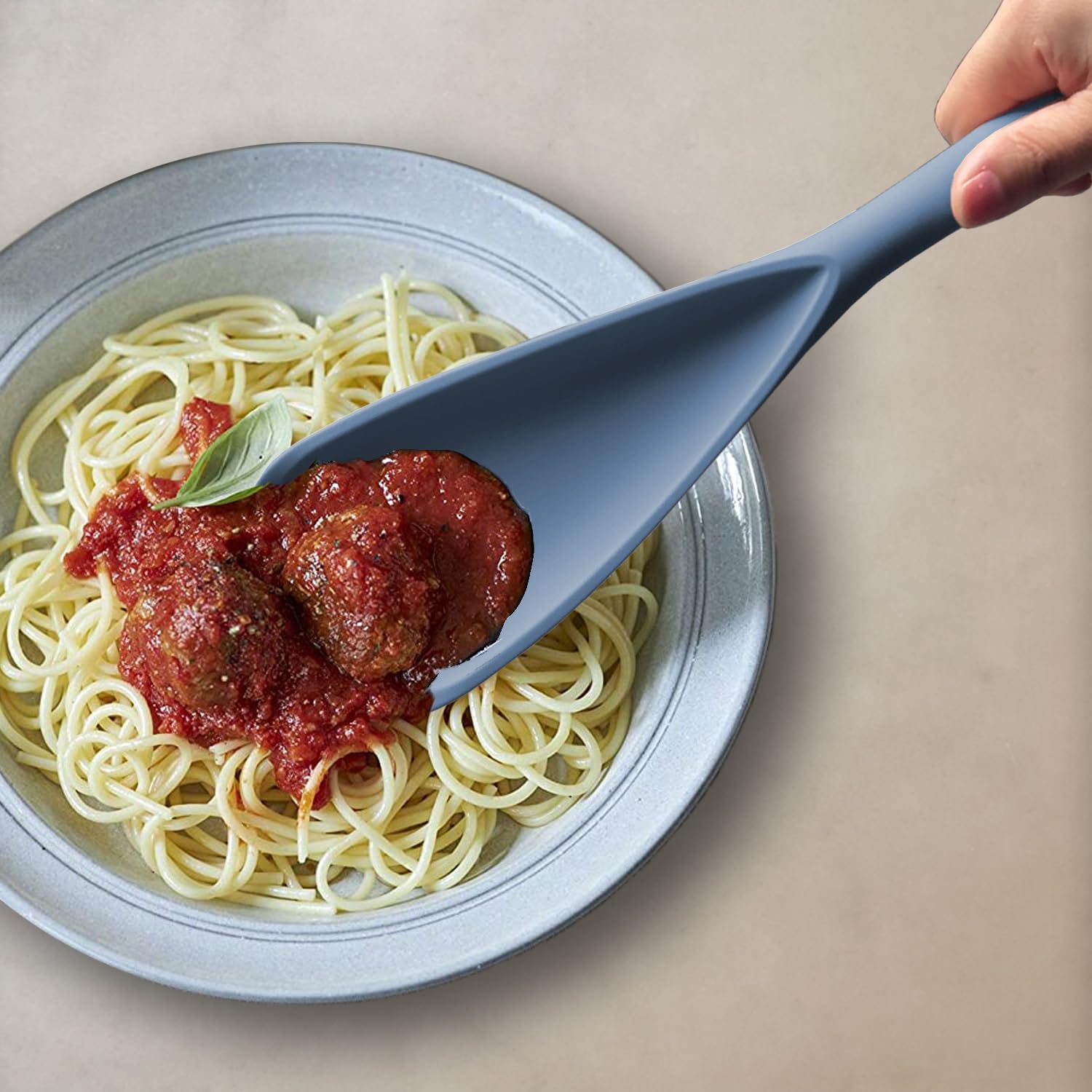XiaoZu 600°F heat-resistant spatula spoon handles high-heat sauté safely
